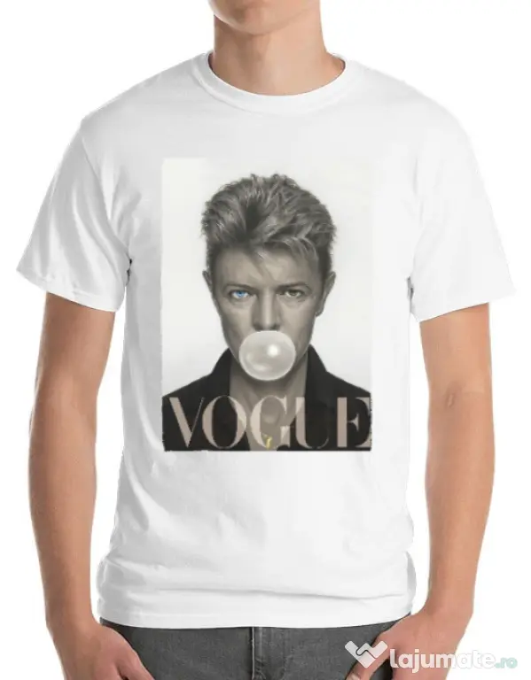Tricou ADLER barbat Bowie Alb
