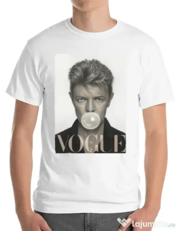 Tricou ADLER barbat Bowie Alb