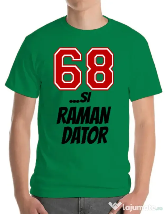 Tricou ADLER barbat 68 si raman dator Verde mediu