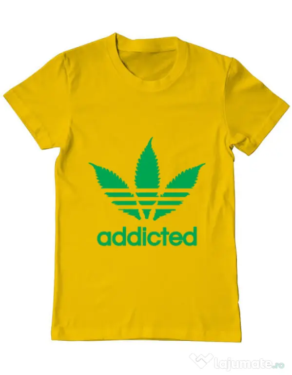 Tricou ADLER barbat Addicted Galben