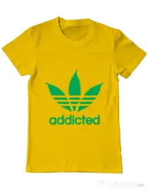 Tricou ADLER barbat Addicted Galben