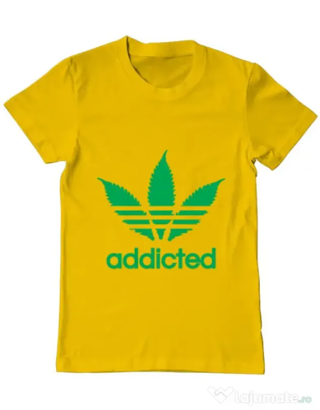 Tricou ADLER barbat Addicted Galben