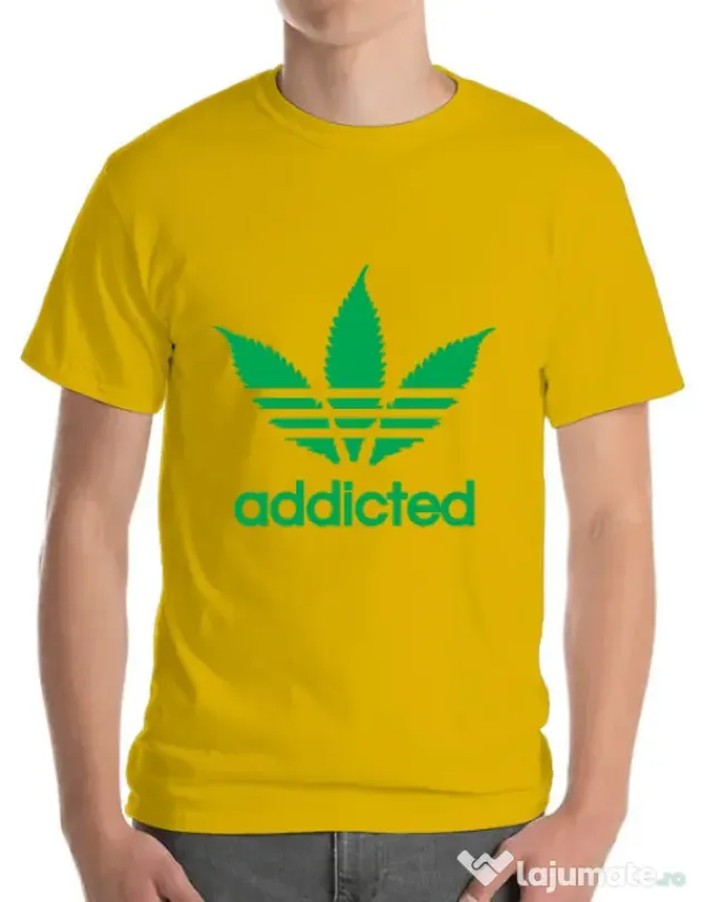 Tricou ADLER barbat Addicted Galben