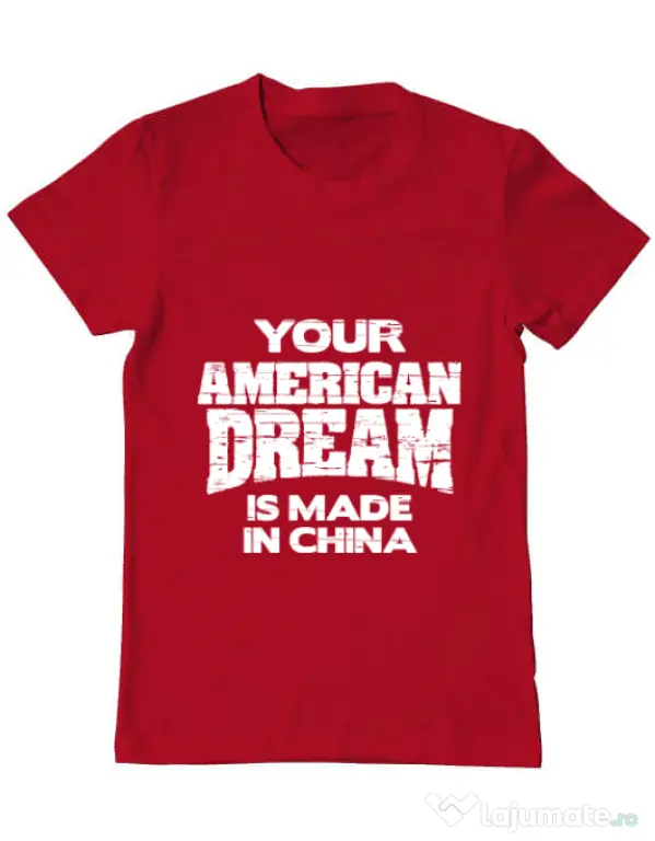 Tricou ADLER barbat American dream Rosu