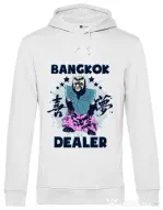 Hoodie barbat cu gluga Bangkok dealer Alb