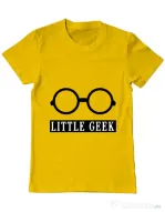 Tricou ADLER barbat Little geek Galben