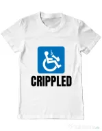 Tricou ADLER barbat Crippled Alb