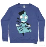Bluza ADLER barbat Dj robot Albastru melanj