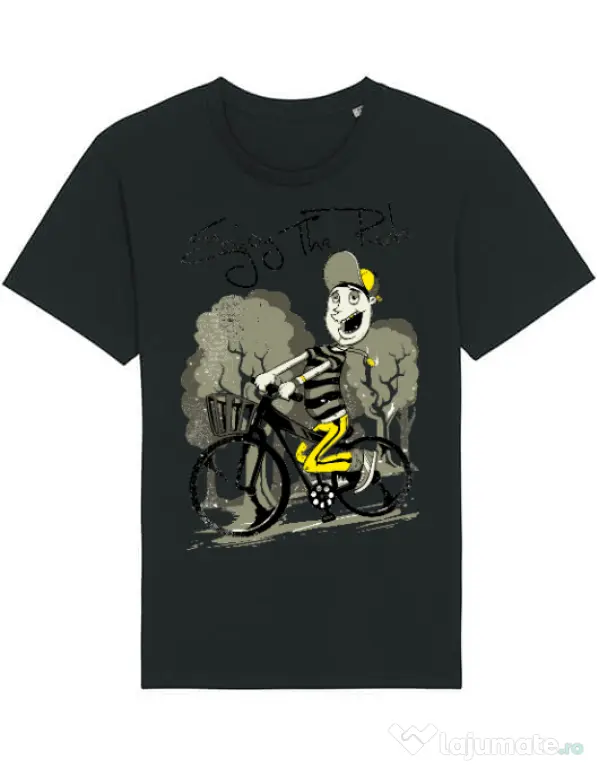 Tricou STANLEY STELLA barbat Enjoy the ride Negru