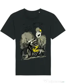 Tricou STANLEY STELLA barbat Enjoy the ride Negru