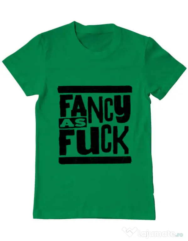 Tricou ADLER barbat Fancy as fuck Verde mediu