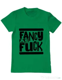Tricou ADLER barbat Fancy as fuck Verde mediu