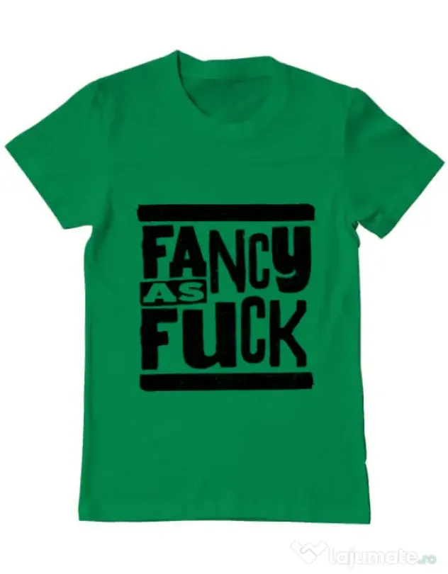 Tricou ADLER barbat Fancy as fuck Verde mediu