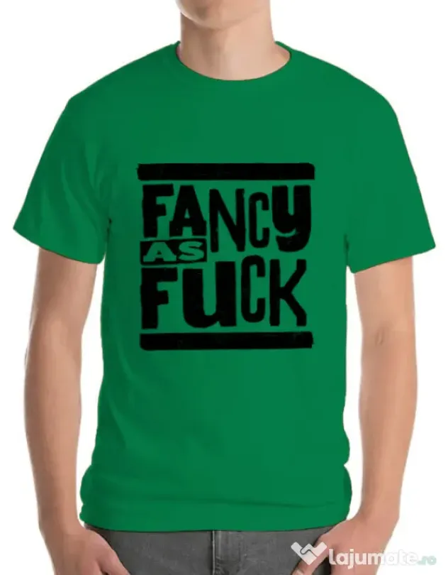 Tricou ADLER barbat Fancy as fuck Verde mediu