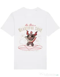 Tricou STANLEY STELLA barbat Beautiful soul Alb