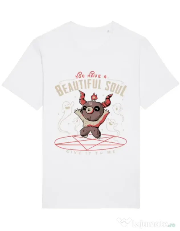 Tricou STANLEY STELLA barbat Beautiful soul Alb