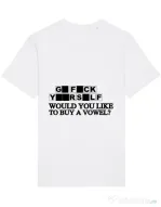 Tricou STANLEY STELLA barbat Go fuck yourself Alb