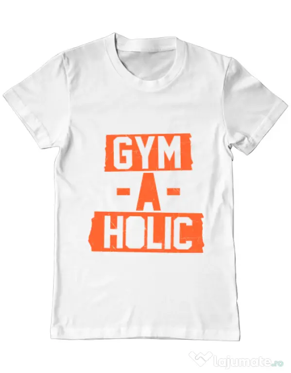 Tricou ADLER barbat Gymaholic Alb