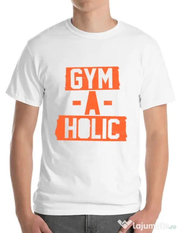 Tricou ADLER barbat Gymaholic Alb
