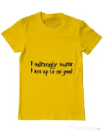 Tricou ADLER barbat I solemnly swear Galben