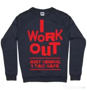 Bluza ADLER barbat I work out Denim inchis 