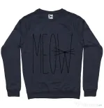 Bluza ADLER barbat I am a cat Denim inchis