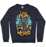 Bluza ADLER barbat I am a freak Denim inchis