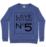 Bluza ADLER barbat Love potion Albastru melanj