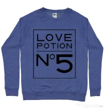 Bluza ADLER barbat Love potion Albastru melanj