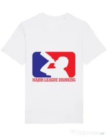Tricou STANLEY STELLA barbat Major league Alb