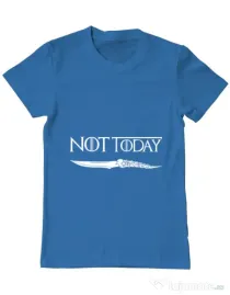 Tricou ADLER barbat Not today Albastru azuriu