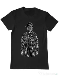 Tricou ADLER barbat The son of grenade Negru