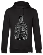 Hoodie barbat cu gluga The son of grenade Negru