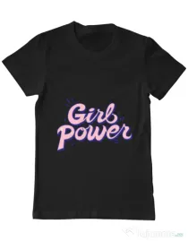 Tricou ADLER barbat Girl power Negru