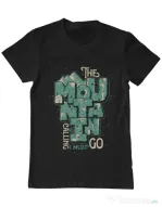 Tricou ADLER barbat The mountain is calling, I must go! Negru