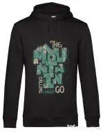 Hoodie barbat cu gluga The mountain is calling, I must go! Negru