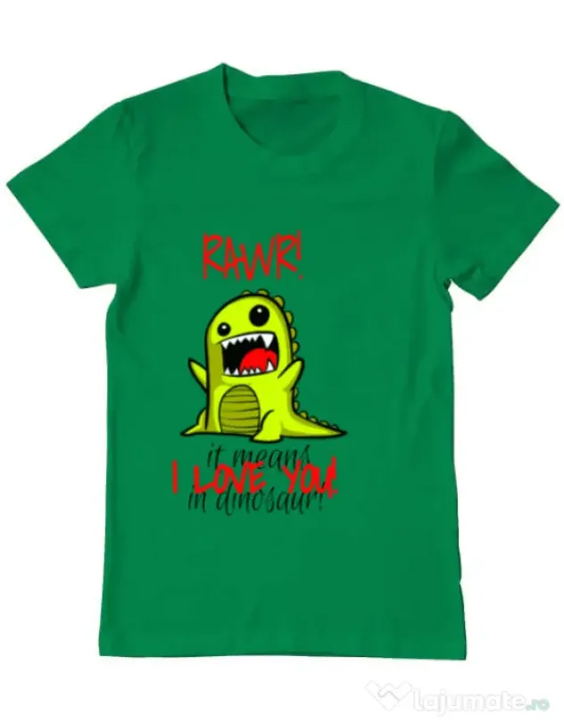 Tricou ADLER barbat Rawr Verde mediu
