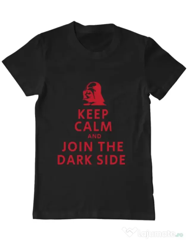 Tricou ADLER barbat Join the darkside Negru