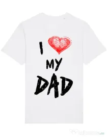 Tricou STANLEY STELLA barbat I love my dad Alb