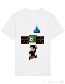 Tricou STANLEY STELLA barbat Breaking Mario Alb