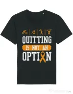 Tricou STANLEY STELLA barbat Quitting is not an option Negru