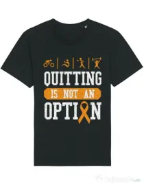 Tricou STANLEY STELLA barbat Quitting is not an option Negru