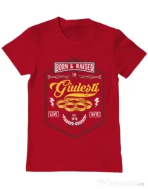 Tricou ADLER barbat Giulesti Rosu