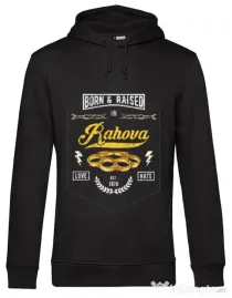 Hoodie barbat cu gluga Rahova Negru