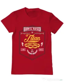 Tricou ADLER barbat Titan Rosu