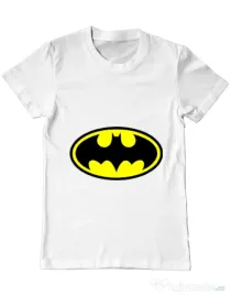 Tricou ADLER barbat Batman Alb