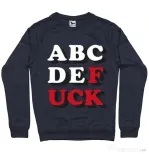 Bluza ADLER barbat The alphabet Denim inchis