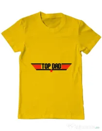 Tricou ADLER barbat Top dad Galben