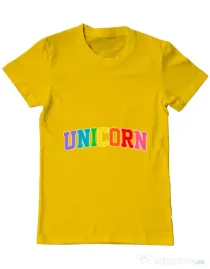 Tricou ADLER barbat Unicorn Galben