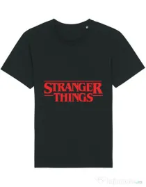 Tricou STANLEY STELLA barbat Stranger things Negru